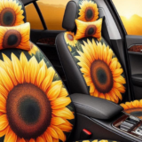 Sunflower Seat Covers (Front and Back)