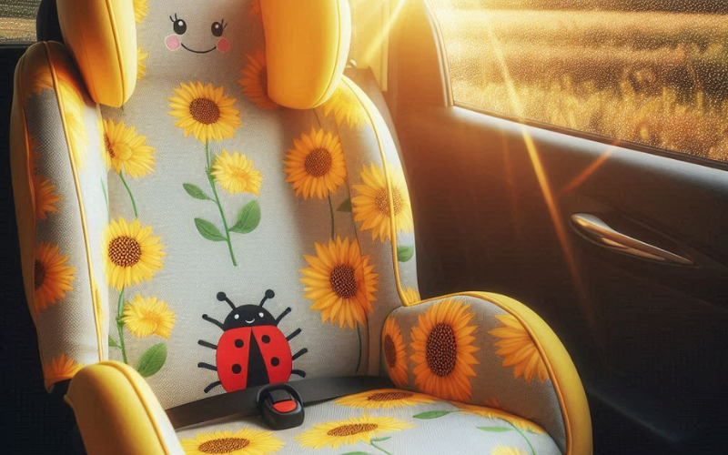 Sunflower Seat Covers (Front and Back)