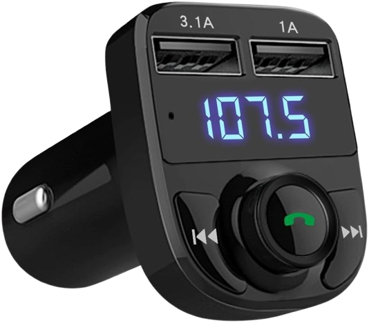 Handsfree Call Car Charger Bluetooth FM Adapter