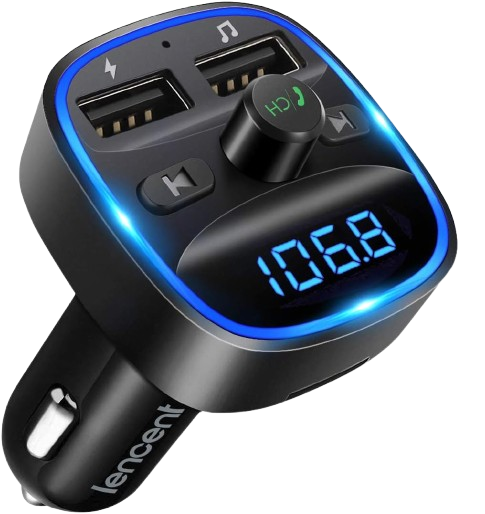 LENCENT FM Transmitter Bluetooth Car Kit