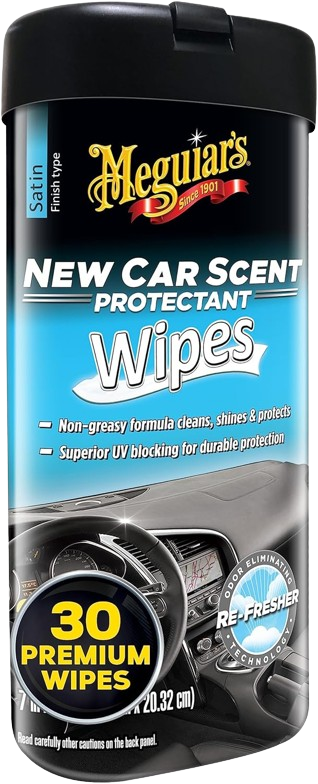 Meguiar's New Car Scent Protectant Wipes 
