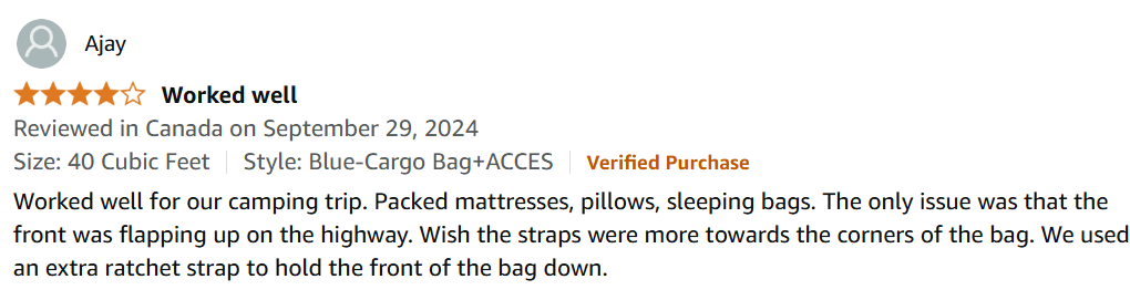 Best Car Roof Storage Bag: Ultimate Buying Guide for Safe & Dry Road Trips 5 Screenshot 2025 06 28 171000