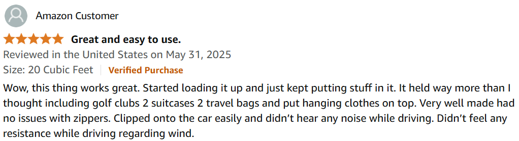 Best Car Roof Storage Bag: Ultimate Buying Guide for Safe & Dry Road Trips 8 Screenshot 2025 06 29 081259