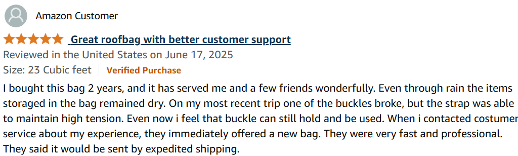 Best Car Roof Storage Bag: Ultimate Buying Guide for Safe & Dry Road Trips 12 Screenshot 2025 06 29 115202