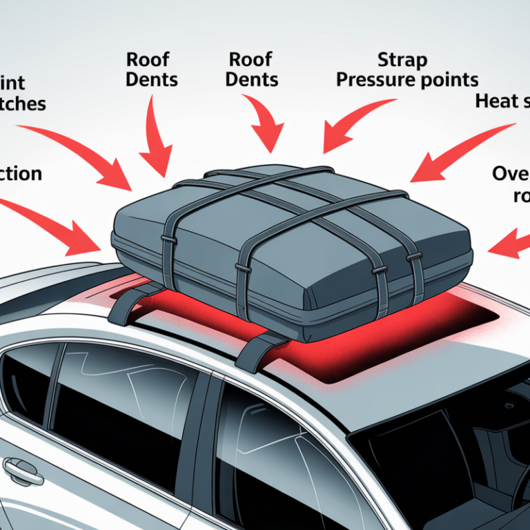 Can rooftop cargo bags damage your car roof