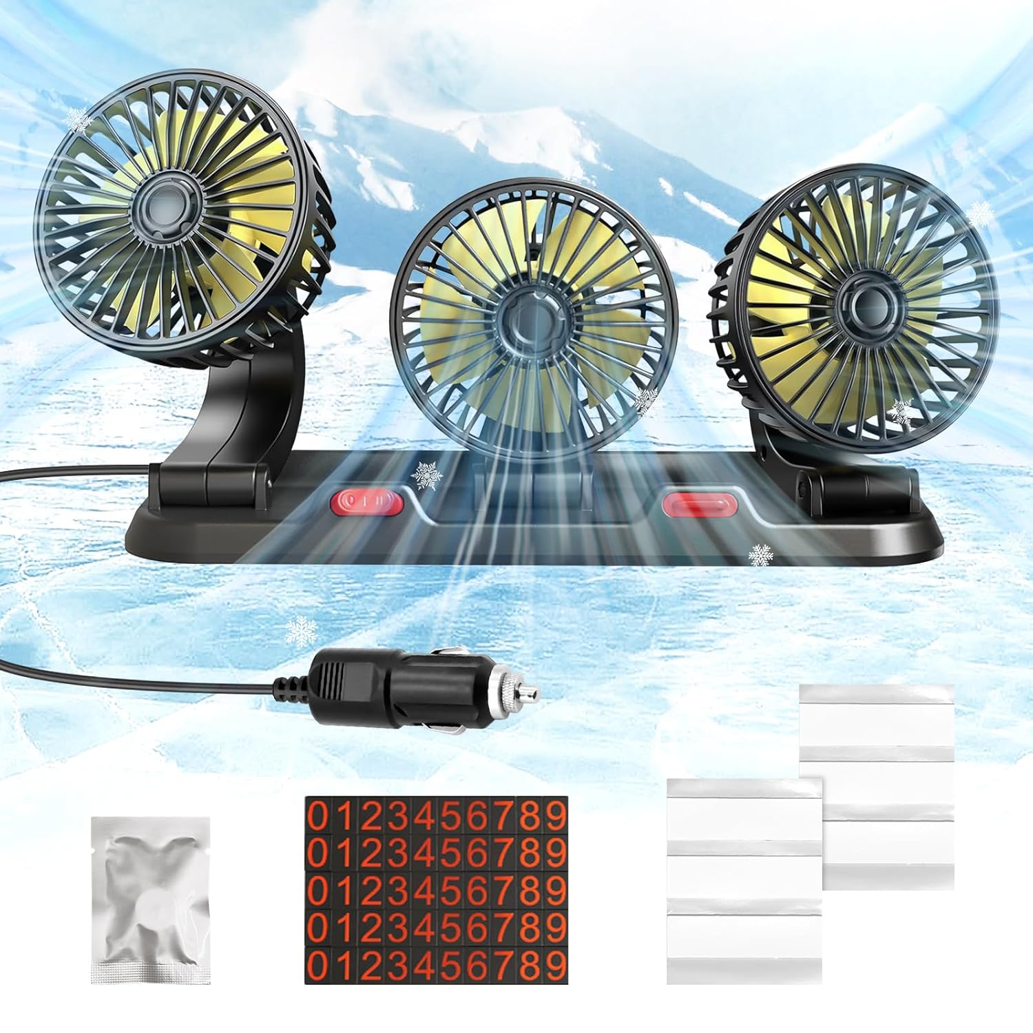 Cisbelw Car Cooling Fan