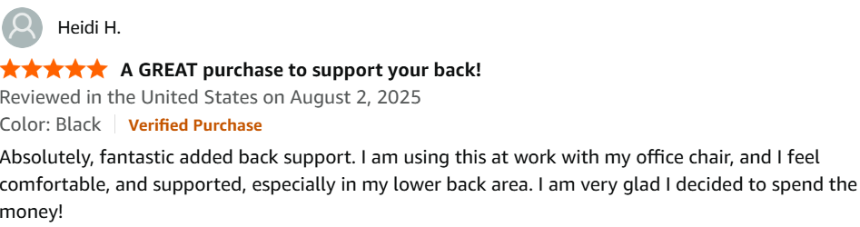 10 Best Car Seat Cushions for Back Pain Relief in 2025: Expert Picks & Buying Guide 12 Screenshot 2025 08 07 123603