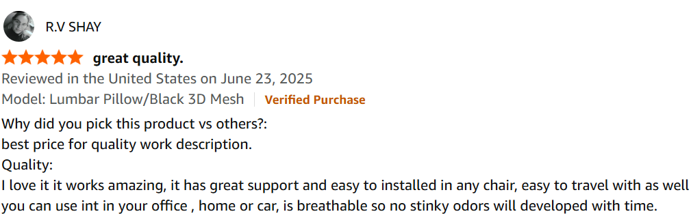 10 Best Car Seat Cushions for Back Pain Relief in 2025: Expert Picks & Buying Guide 17 Screenshot 2025 08 07 150744