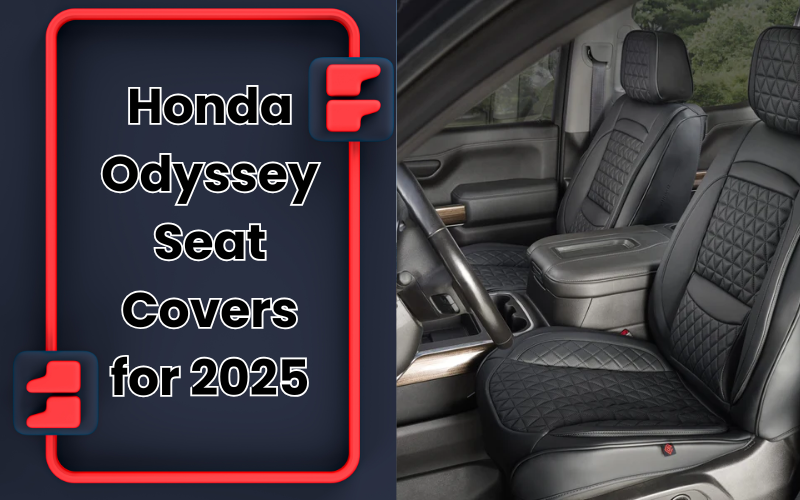EKR seat cover installed on Honda Odyssey front seats