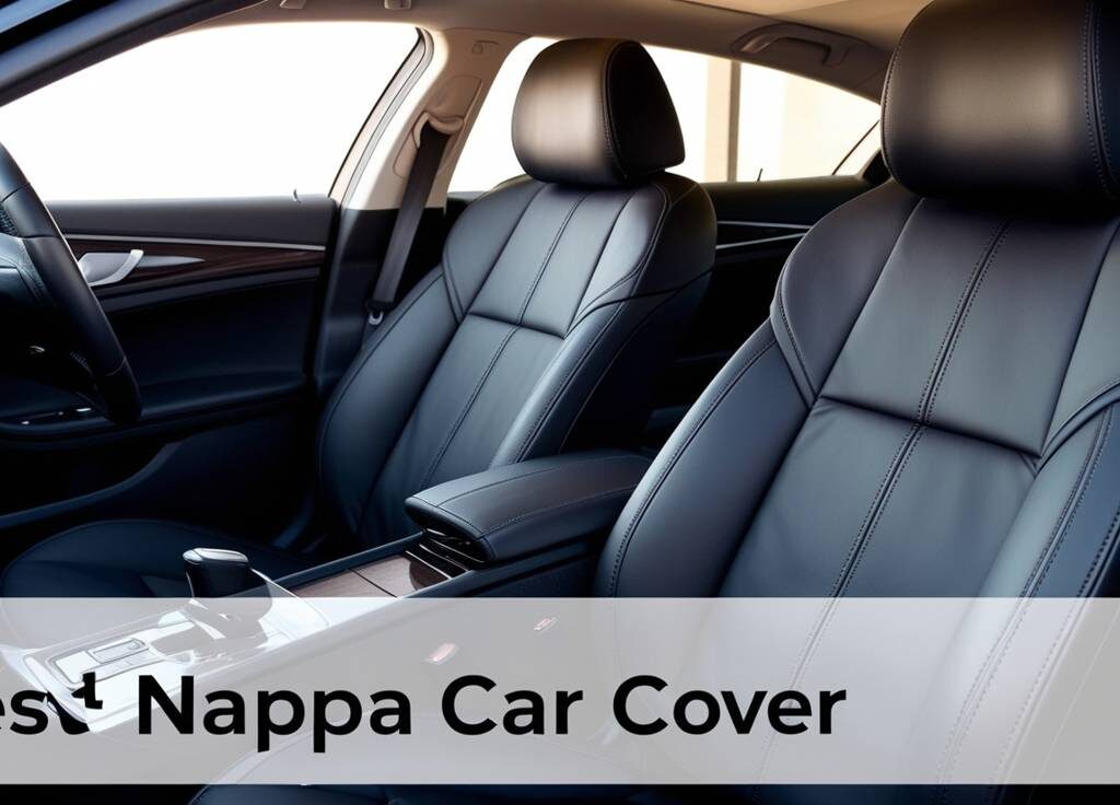 Luxury car interior with the best Nappa car seat covers offering premium comfort and durability