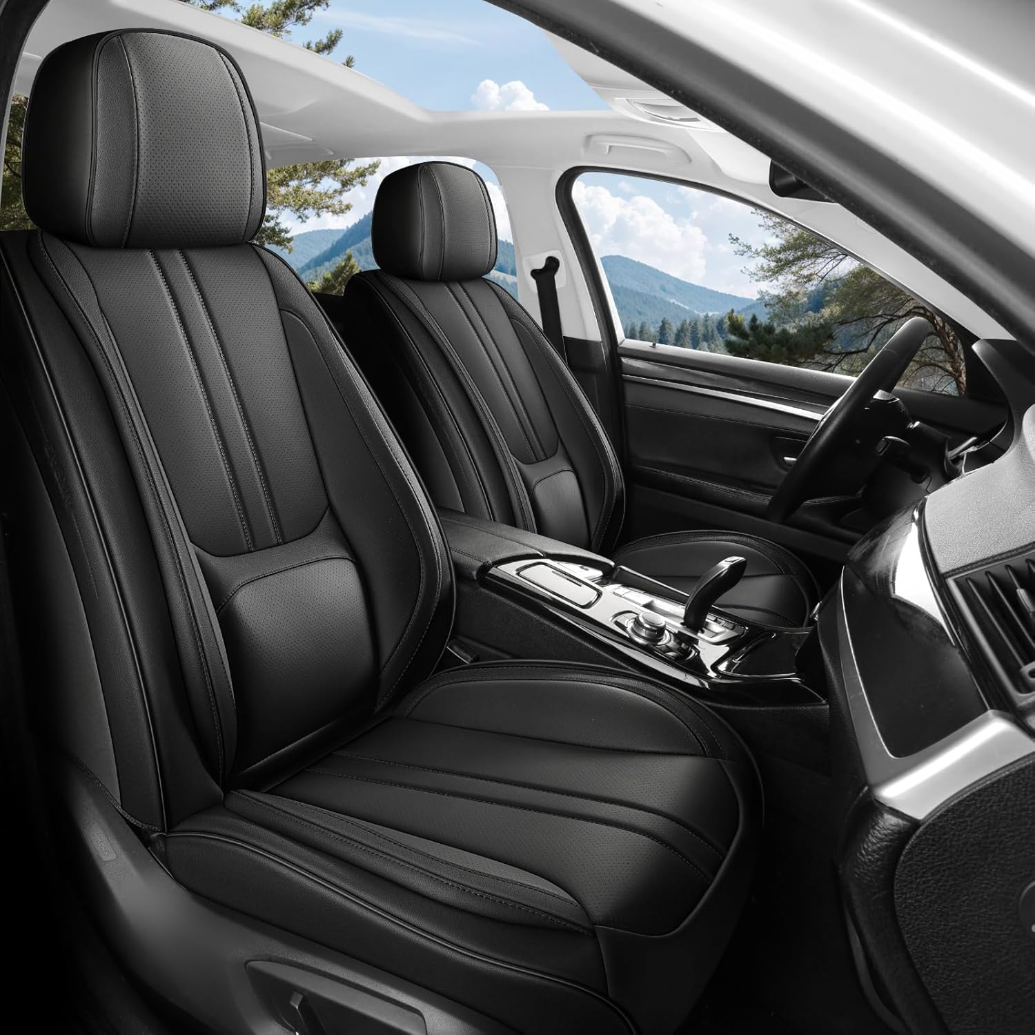 FaiFani Leather Car Seat Covers for Honda Pilot (2003–2025)