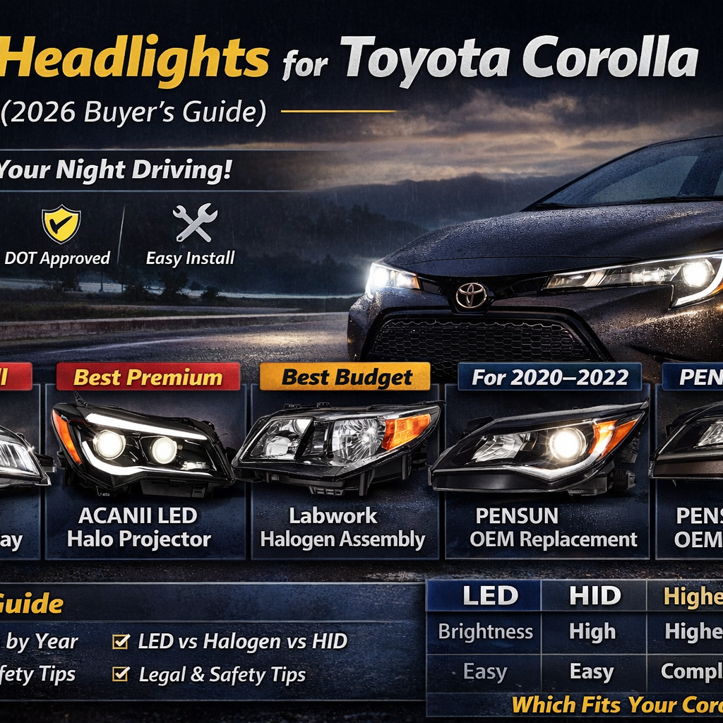 Best Headlights for Toyota Corolla