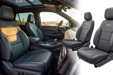 Luxury SUV interior featuring the best motor trend car seat covers with a sleek leather-style finish and ergonomic seat protection
