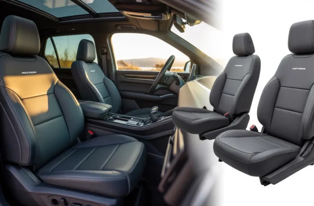 Luxury SUV interior featuring the best motor trend car seat covers with a sleek leather-style finish and ergonomic seat protection