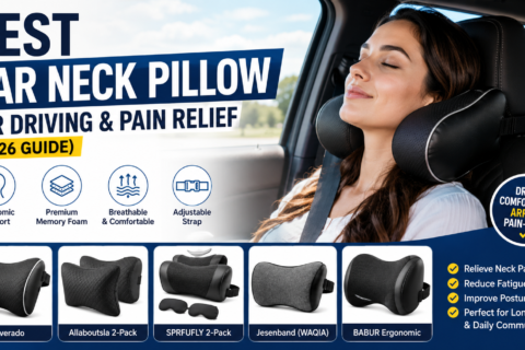 Best Car Neck Pillow for Driving & Pain Relief