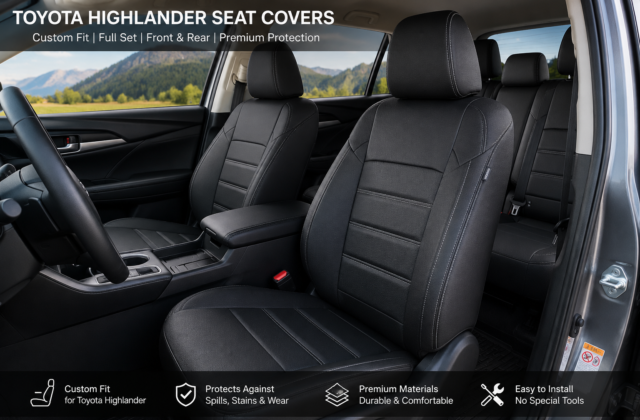 @ Toyota Highlander Seat Covers