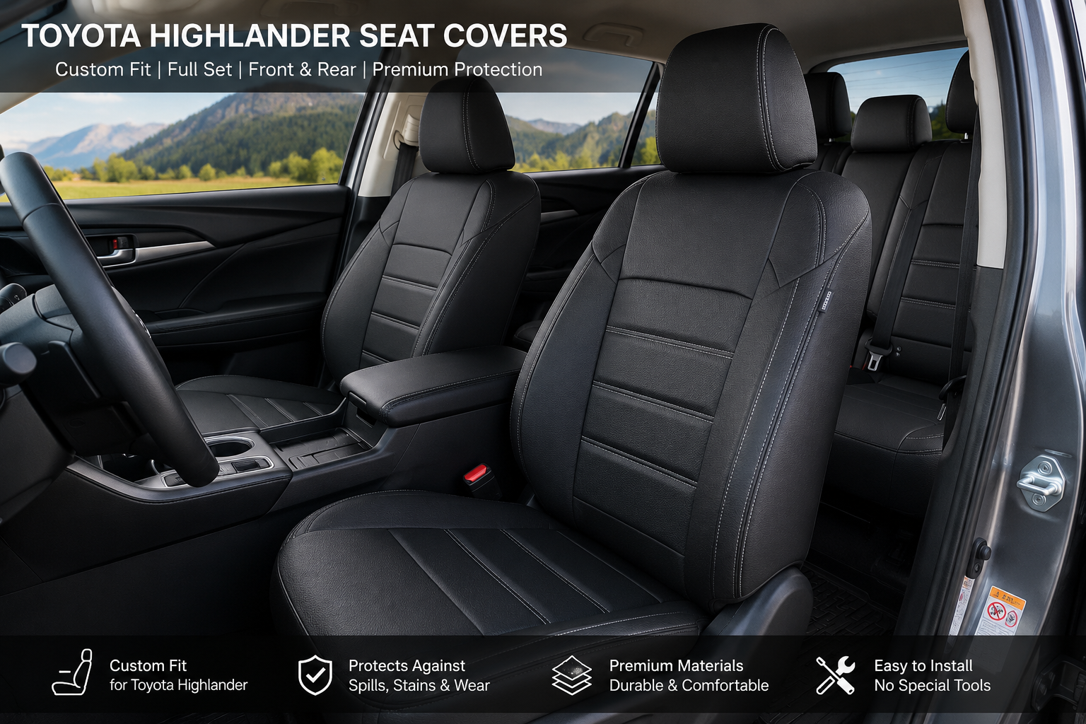 Toyota Highlander seat covers
