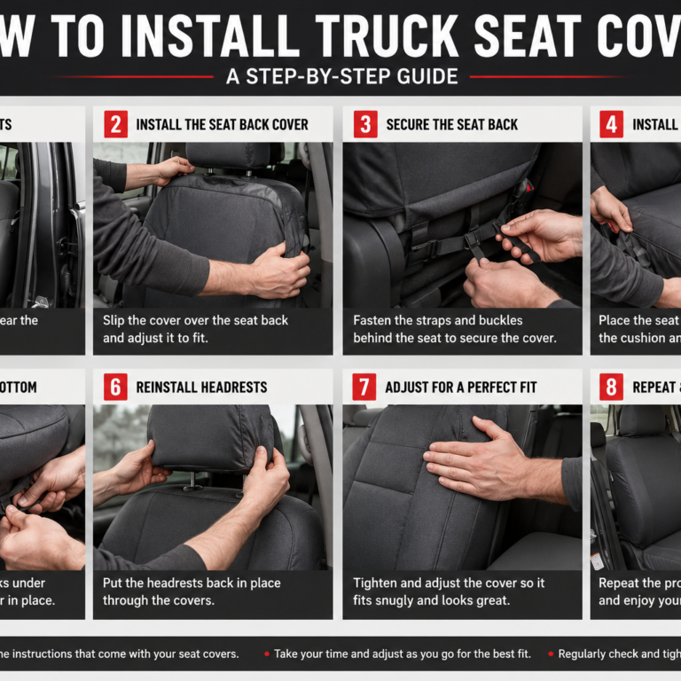 How to Install Truck Seat Covers
