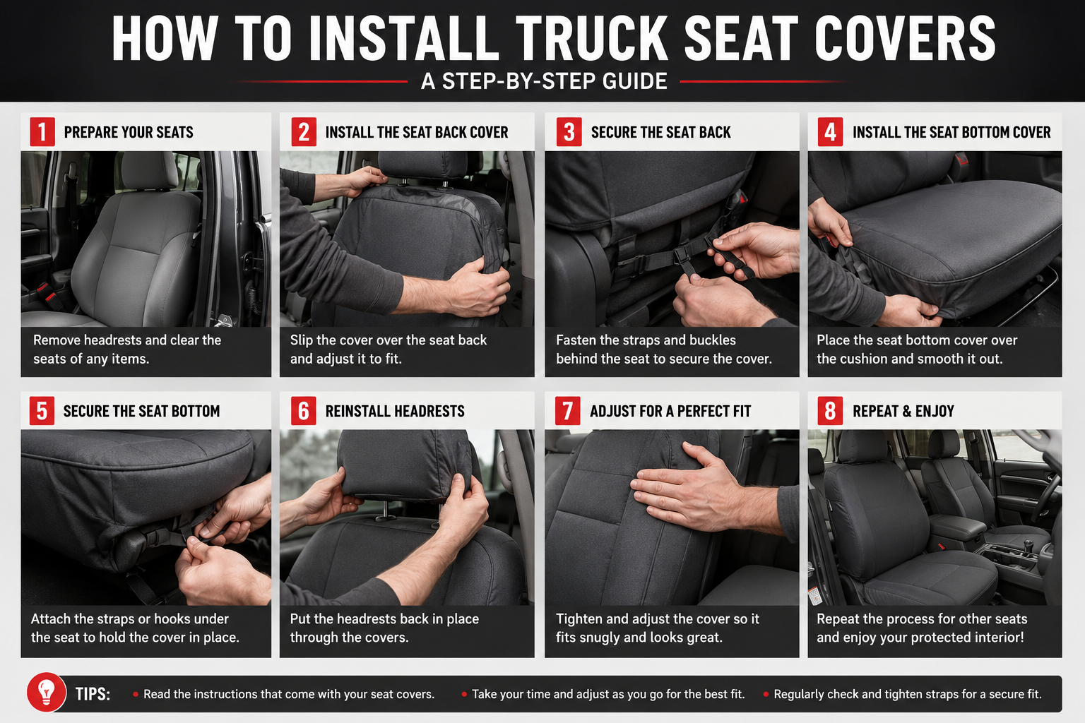 How to Install Truck Seat Covers