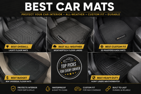 Best Car Mats featuring all-weather, custom-fit, budget, and heavy-duty floor mat options for different vehicles