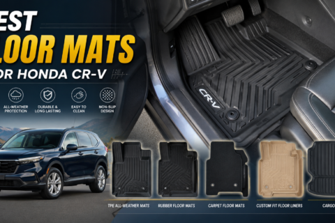 Best Floor Mats for Honda CR-V featuring TPE all-weather, rubber, carpet, custom-fit, and cargo liner options
