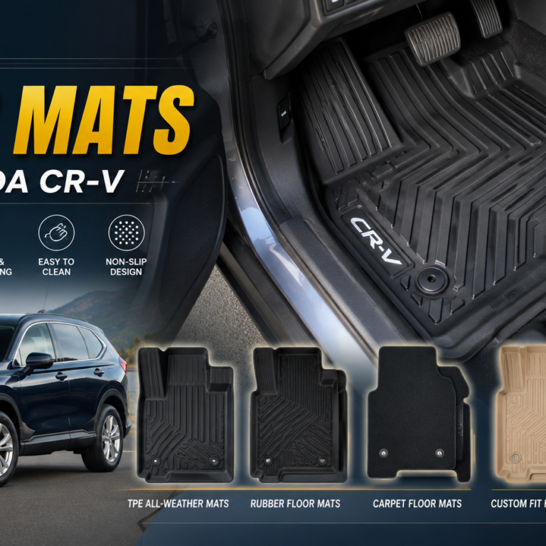 Best Floor Mats for Honda CR-V featuring TPE all-weather, rubber, carpet, custom-fit, and cargo liner options