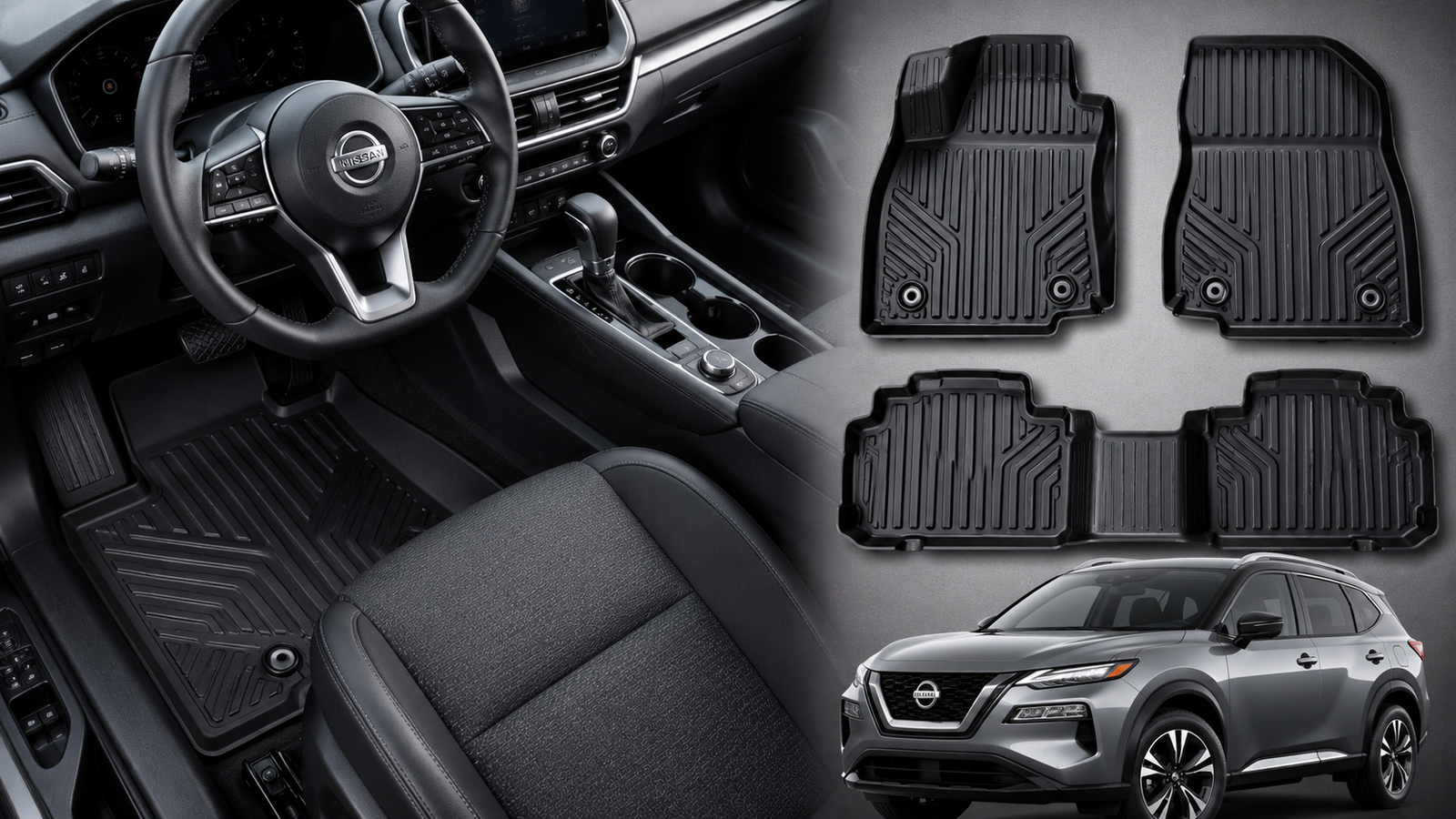 Best Floor Mats for Nissan featuring custom-fit all-weather floor liners