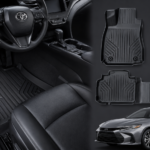 Best Floor Mats for Toyota Camry shown with custom-fit all-weather floor liners