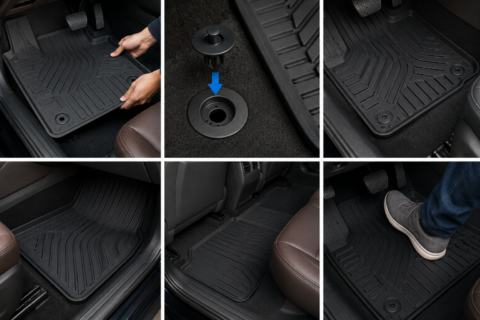 How to Install Car Floor Mats Correctly with proper placement, floor mat clips, and secure positioning