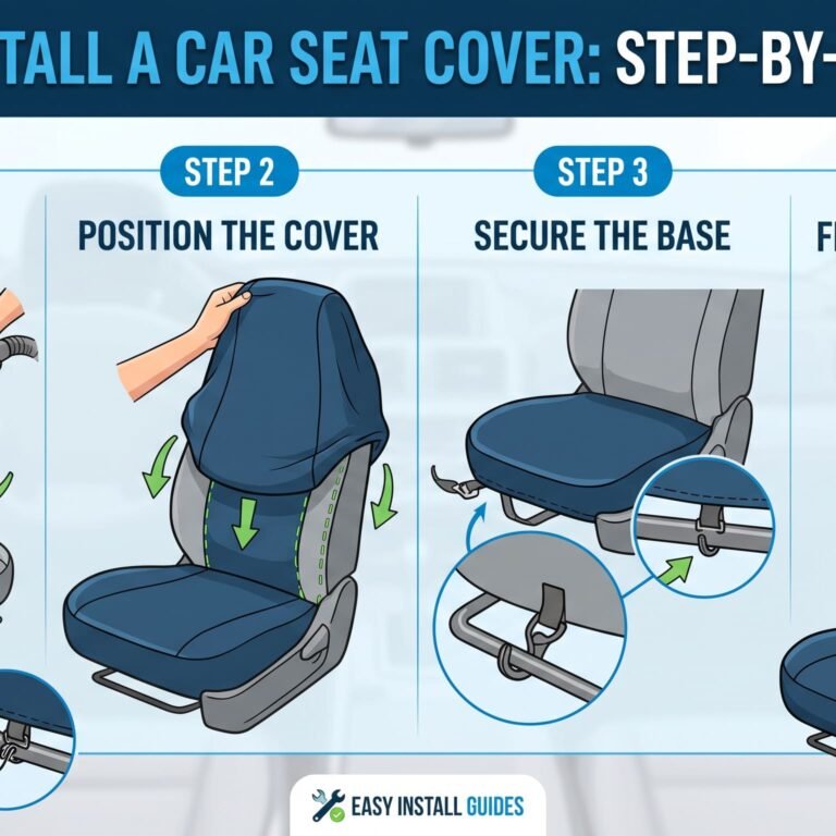 How to Install a Car Seat Cover