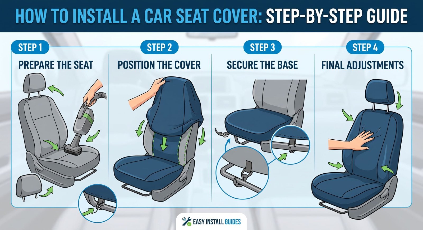 How to Install a Car Seat Cover Step by Step Guide scaled
