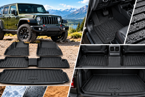Best Floor Mats for Jeep with all-weather front, rear, and cargo mats